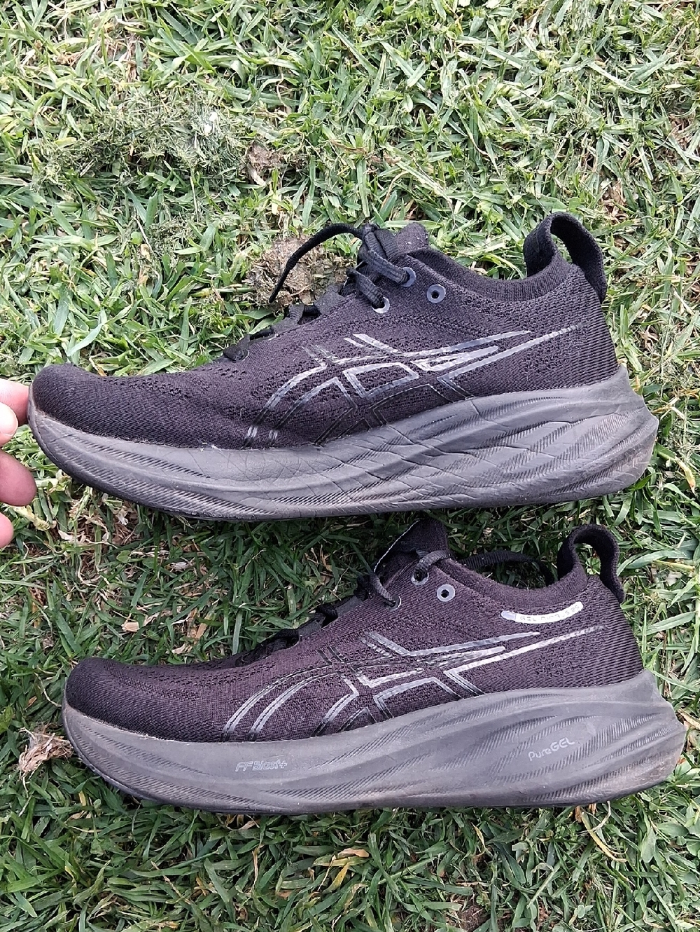 Asics Gel Niumbus 26 Womens Black Running Shoes - Picture 7 of 13